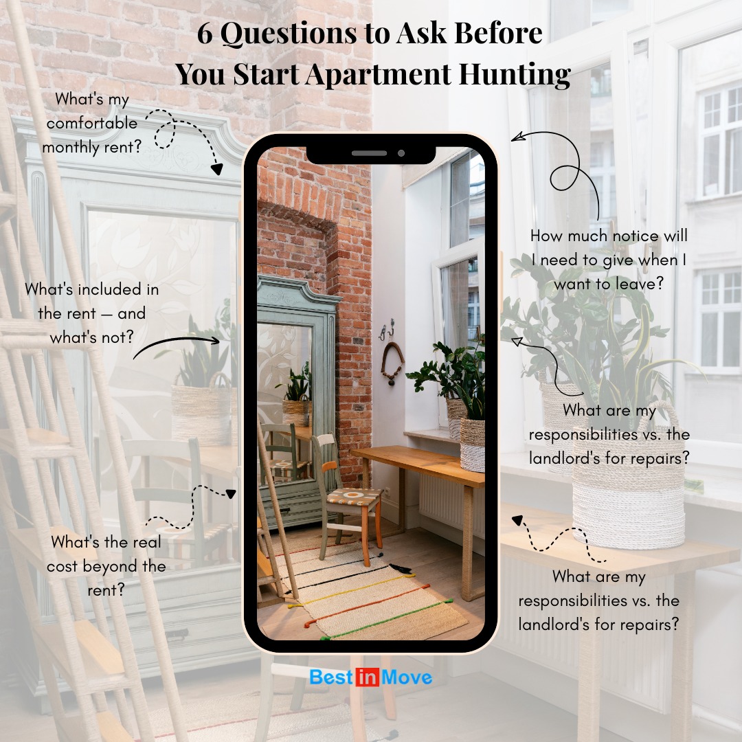 🔑 6 questions every UK renter should ask BEFORE apartment hunting startsScrolling through listings is the fun part. Knowing what to ask before you view is what actually saves you time, money, and stress.Ask yourself:
1️⃣ What's my comfortable monthly rent — not just what I can technically afford?
2️⃣ What's included in the rent, and what's not?
3️⃣ What's the real cost beyond rent (deposit, bills, fees)?
4️⃣ How much notice do I need to give when I want to leave?
5️⃣ What are my responsibilities vs. the landlord's for repairs?
6️⃣ Do I actually understand the tenancy agreement I'm about to sign?Get clear on these first, and the rest of your apartment hunt gets a whole lot easier. 🏡📍 Renting across London, Essex, Peterborough, Nottingham, Hastings & Bristol? We've got you covered.👉 Follow @bestinmove.official for renter tips, landlord advice & new listings every week.#UKRentersGuide #ApartmentHuntingTips #RentingUK #TenantAdvice #PropertyTips