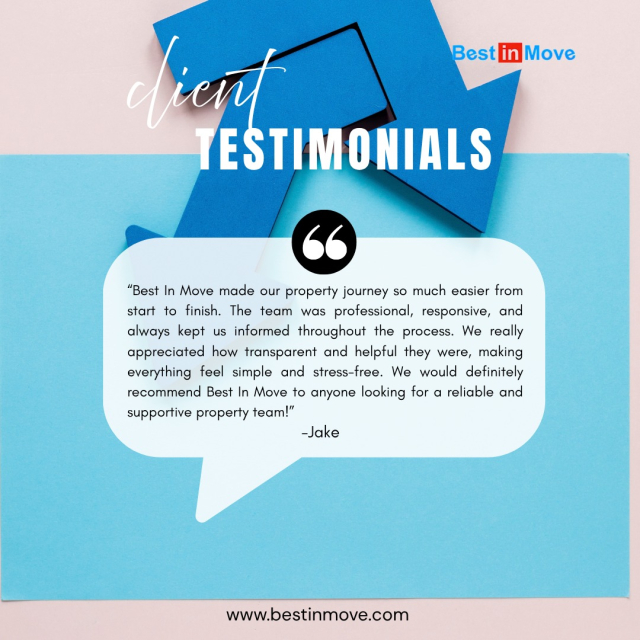 Stress-free property journeys are what we do best. 🏡✨Don't just take our word for it. Here's what Jake had to say about working with the BestInMove team.Ready for a simpler, more transparent lettings experience? 💬 Send us a DM or call us on 📞 01268 833388, and let's talk about your next move.#ClientReview #HappyClients #LettingsAgent #PropertyManagementUK #LondonProperty
