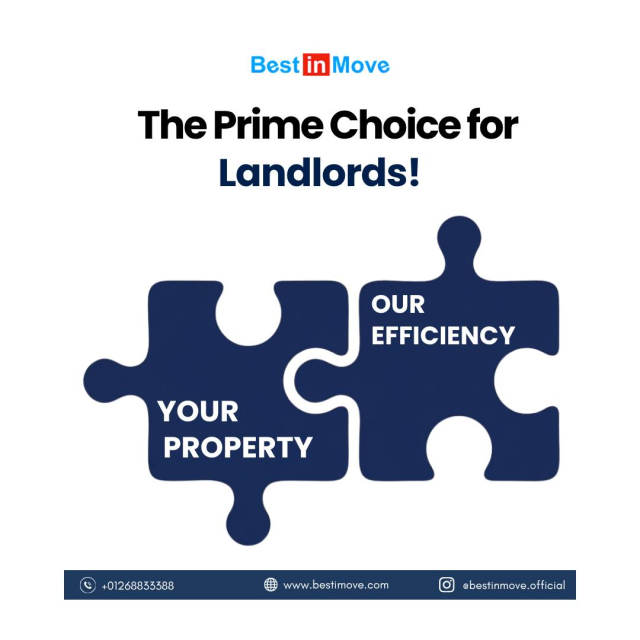 Your property + our efficiency = the perfect fit. 🧩🏠

Managing a rental shouldn’t mean chasing rent, juggling repairs and worrying about compliance. That’s where BestInMove comes in. You bring the property, and we handle the rest, from tenant finding and screening to rent collection and property management that keeps your investment running smoothly.

Whether you own one buy-to-let or a growing portfolio, we’re the prime choice for landlords looking for a reliable letting and property management agent in London, Essex, Peterborough, Nottingham, Hastings and Bristol.

📩 Let’s talk. DM us or tap the link in bio to get started.
📞 01268 833388

#landlordsuk #propertymanagement #propertymanagementuk #lettingagent #lettingsagent